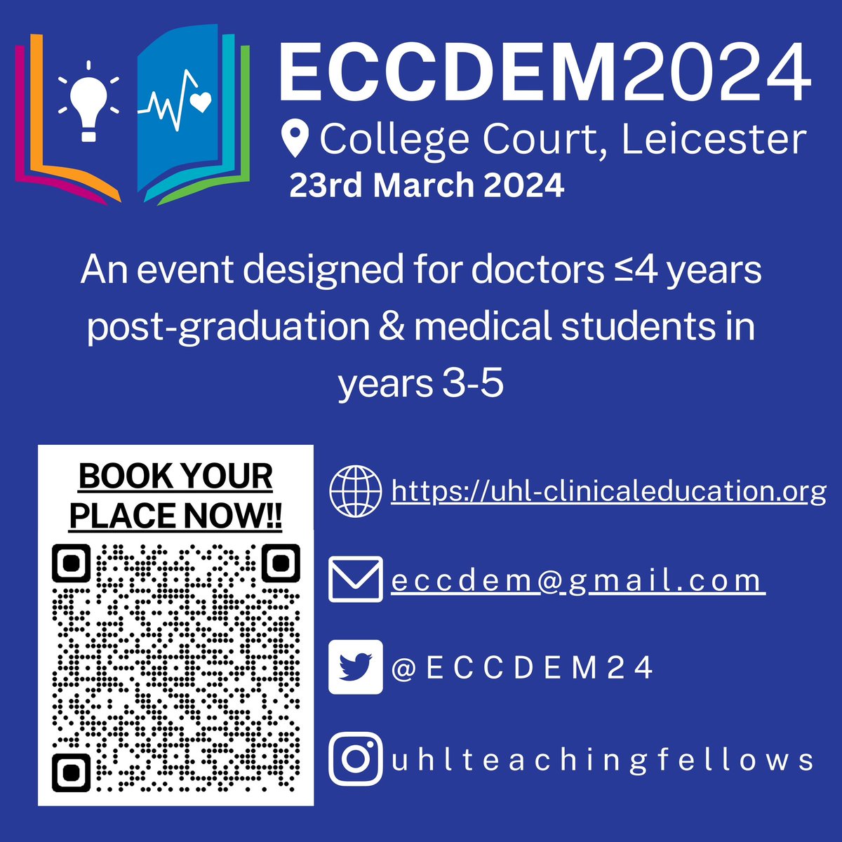 We’ll be at ECCDEM 2024, will you?

🗓️23rd March
📍College Court, Leicester

⏱️ Book your place now before it’s too late!