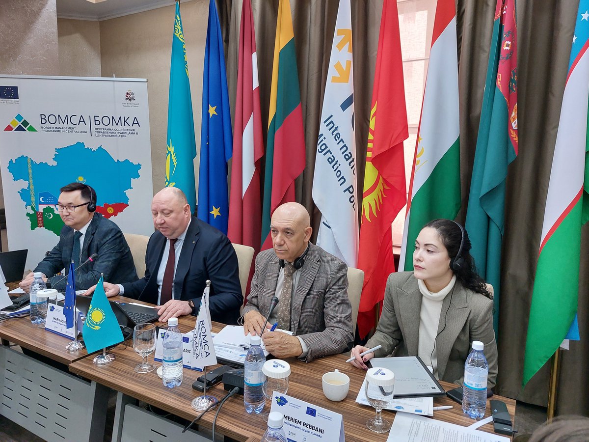MeriemRebbani's tweet photo. Just wrapped up moderating at the LEA &amp; CSO event in #Almaty 🇰🇿 on countering violent extremism. 🙏 @bomcaprogramme, #LEICA #civipol  &amp; the #EuropeanUnion  🇪🇺 Insightful talks on empowering women in the fight against extremism in #CentralAsia. #CVE #CivilSociety #LawEnforcement https://t.co/8pByiT2HIu