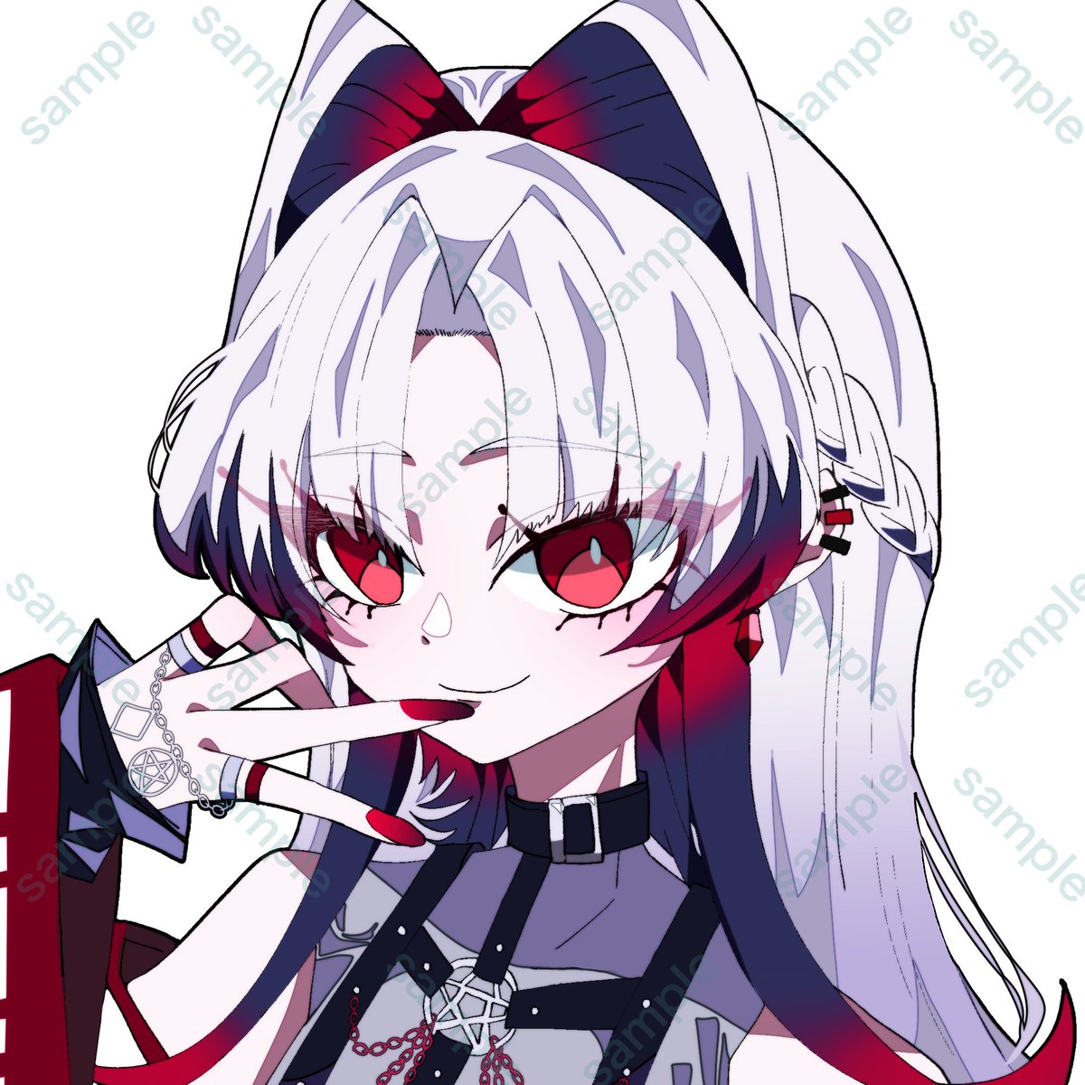 「緋奏シュカさんのアイコンを描かせていただきました!!これからの活動を楽しみにして」|清水わかこ shimizu wakakoのイラスト