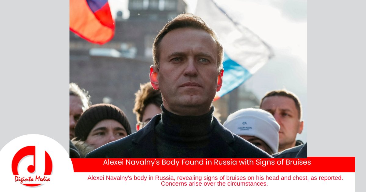 Alexei Navalny’s Body Found in Russia with Signs of Bruises
digintomedia.com/politics/alexe…
#AlexeiNavalny
#Russia
#Bruises
#OppositionLeader
#VladimirPutin
#PoliticalCriticism