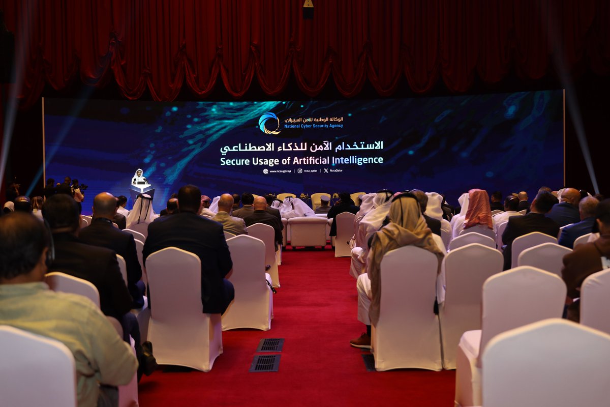 NcsaQatar's tweet photo. ختام مؤتمر الاستخدام الآمن للذكاء الاصطناعي
The Conclusion of the Secure Usage of Artificial Intelligence Conference
#الاستخدام_الآمن_للذكاء_الاصطناعي
#الوكالة_الوطنية_للأمن_السيبراني
#AI #SafeAIUsage #National_Cyber_Security_Agency #NCSA https://t.co/TDHHzRPR22