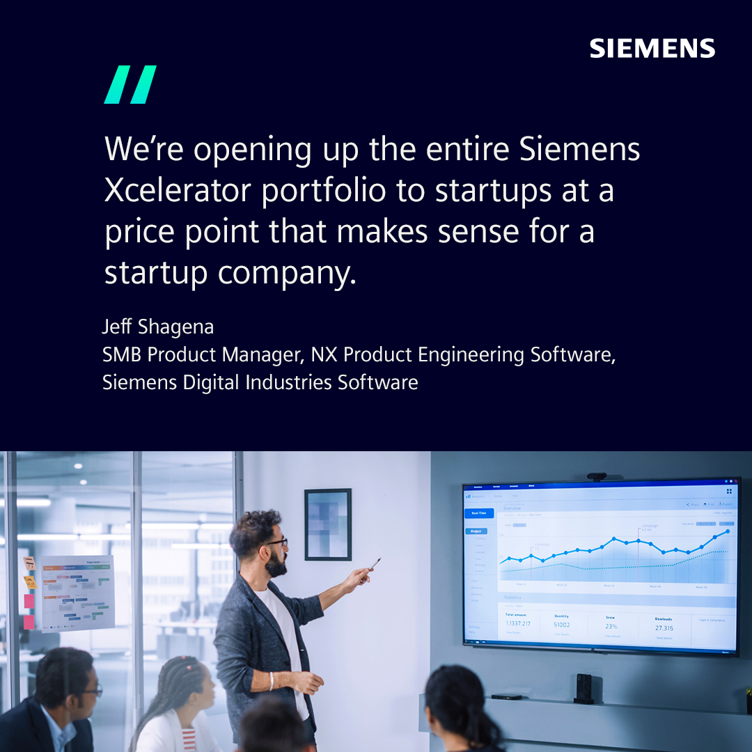 dadolphs's tweet photo. Learn more about Siemens Xcelerator for Startups on the #NextGenerationDesign podcast. This engineering and simulation bundle includes software from the entire Siemens Xcelerator software portfolio, including award-winning NX CAD.

➡️ https://t.co/88rPrMEDfy

#NXMakesItReal https://t.co/XGtCjh4yIg