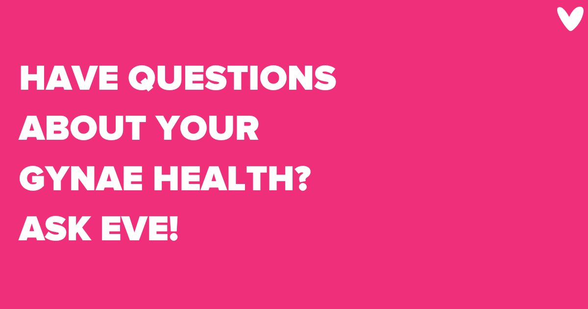 Our Ask Eve nurses are here to help! If you have any questions or concerns about your gynae health, you can chat to our nurses, Tracie and Helen, for free and confidential advice and information. Get in touch: nurse@eveappeal.org.uk or 0808 802 0019