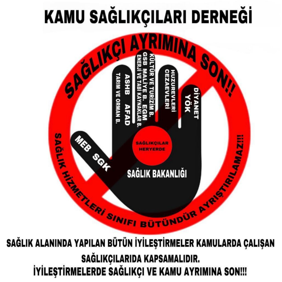 <a href="/kamsagder/">KAMU SAĞLIKÇILARI DERNEĞİ</a> <a href="/ismailgunes64/">İsmail Güneş</a> Bizlerde toplum sağlığı için  hizmet veriyoruz.Tek fark Sağlık Bakanlığında değiliz.Yok sayılmak istemiyoruz. 
Adalet istiyoruz.Sayın vekilim Destekleriniz bizim için çok kıymetli teşekkür ederiz.
<a href="/ismailgunes64/">İsmail Güneş</a>
<a href="/DrYerebakan/">Dr. Halit Yerebakan</a>
<a href="/drpelinyilik/">Doç.Dr. Pelin Yılık</a>
<a href="/aylinyaman_/">Dr. Aylin Yaman</a>
<a href="/kamsagder/">KAMU SAĞLIKÇILARI DERNEĞİ</a>
#bizdesağlıkçıyız