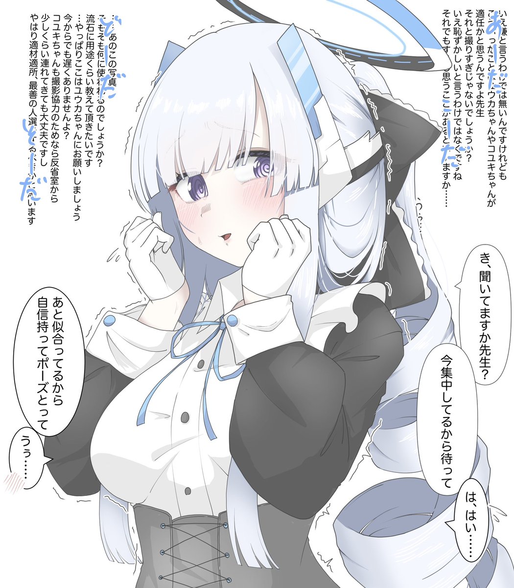 ノア
「結局あの写真…どうされたんですか?」

先生
「シャーレで額縁に「今すぐやめて下さい」 