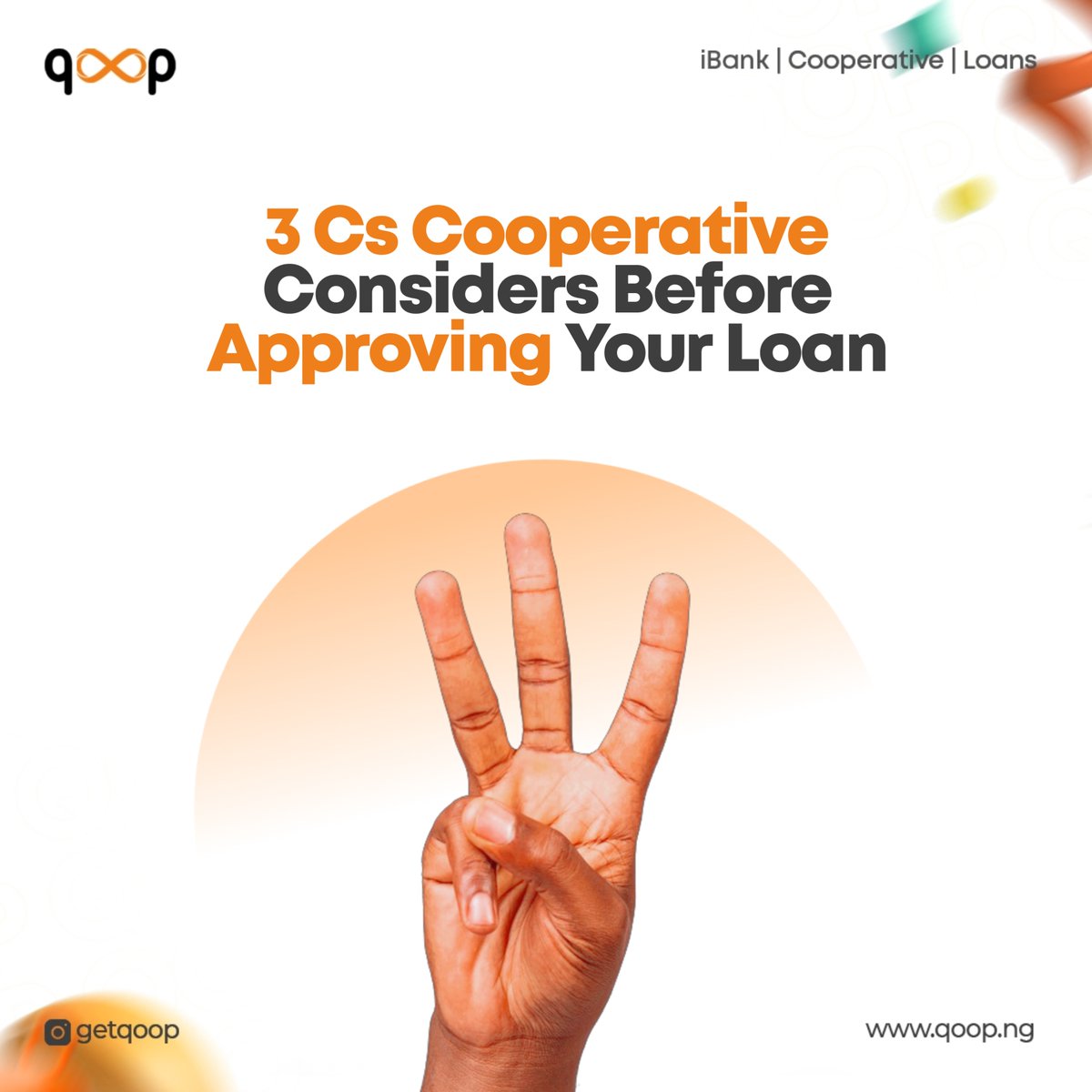 getqoop's tweet image. A top benefit of joining the cooperative is access to loans at the best rates possible, however the amount you are entitled to as loan and would be approved of, are determined by a lot of factors.  Join us today to get all the benefits of Qoop cooperative #QoopFinance #QoopTips