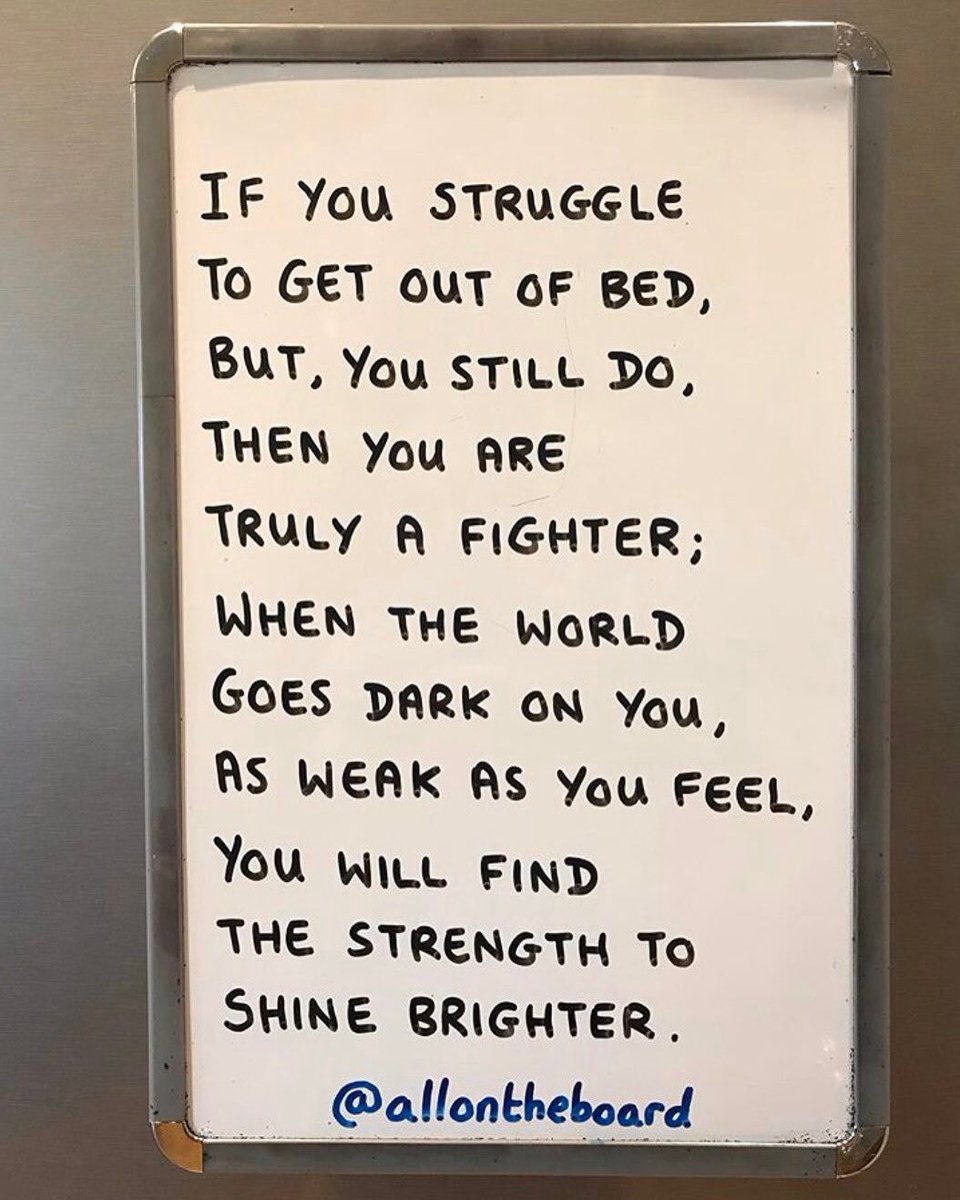 This is dedicated to all of the people who struggle to get out of bed. You will find the strength to shine brighter.
