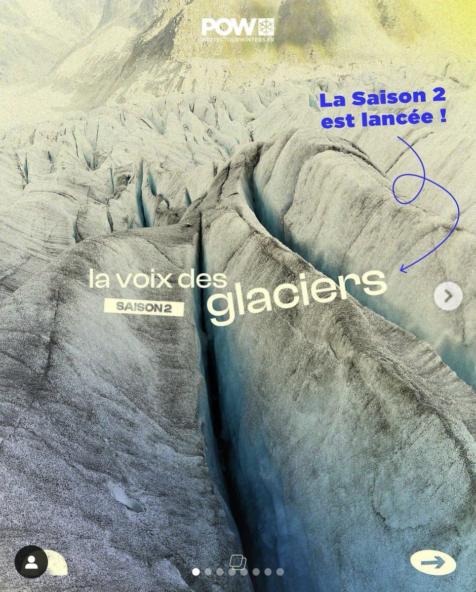 mchambru's tweet photo. 📢 La voix des glaciers est de retour pour sa saison 2, avec @CamilleEtienne_ et @pow_france

➡️ Notre film "TRANSITION - un raid anthropologique dans le Queyras" fait partie de la sélection, aux côtés de 4 autres films de #montagne https://t.co/hpM4apWjmD