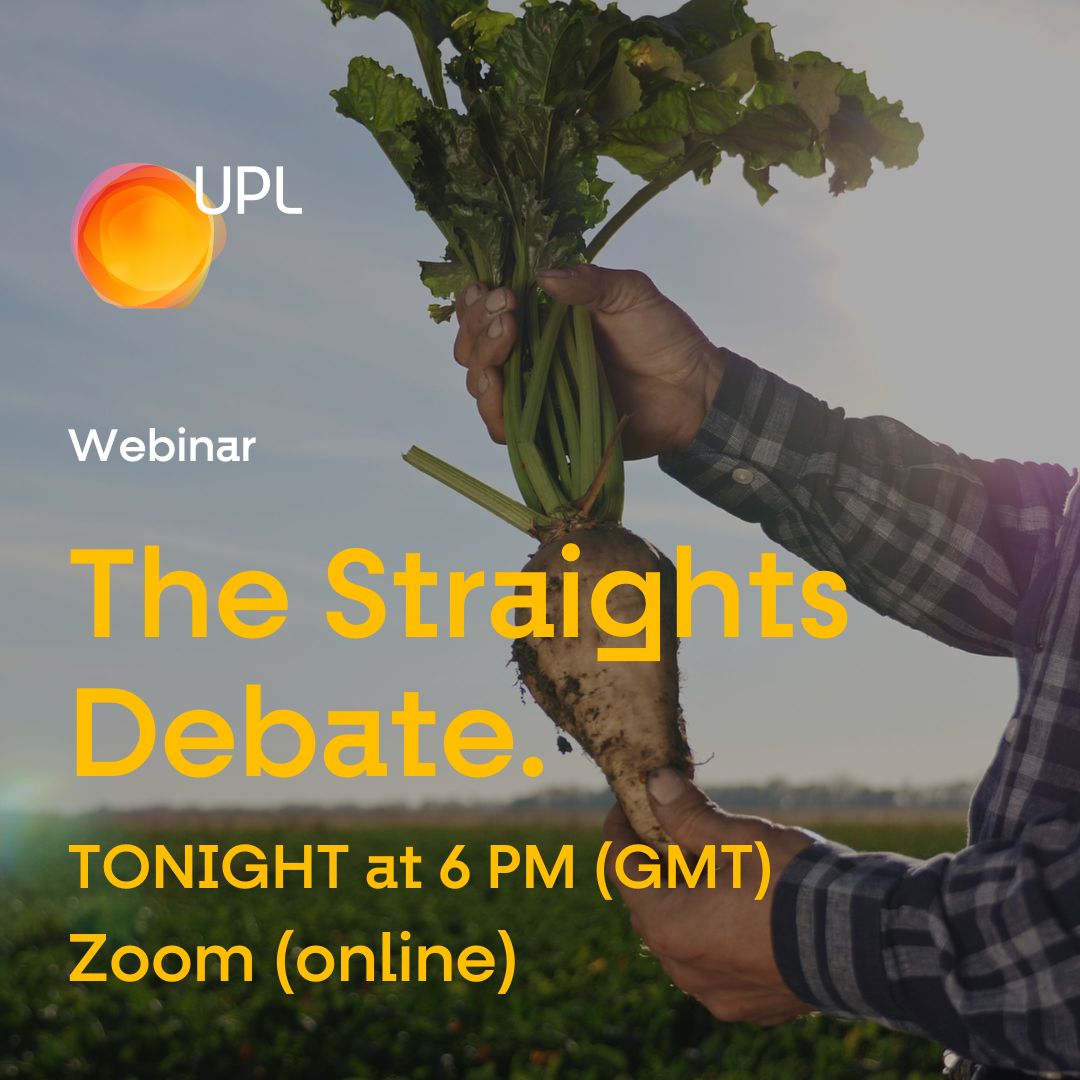 UPLCorp_UK's tweet photo. There's still time to register for tonight's webinar at 6 PM! Join us for The Straights Debate, exploring herbicide programs and earn a BASIS point at the same time! 🌿
https://t.co/cAA3pls3zC
#NPP #UPL #SugarBeet #BASISpoints https://t.co/1OY8dPkW10