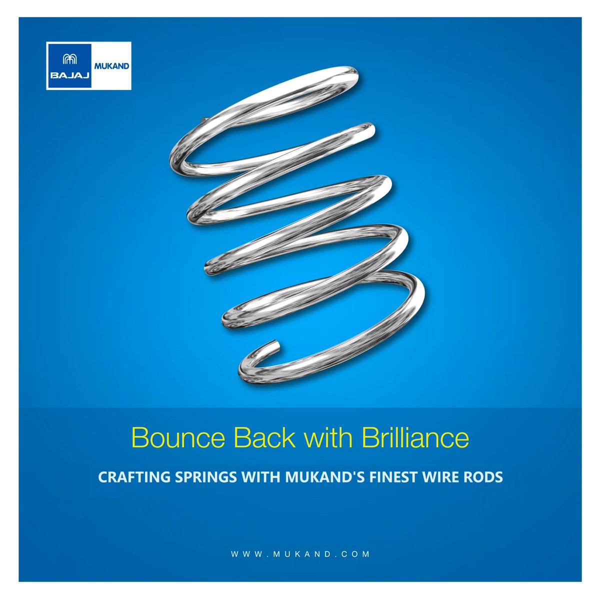 MukandSteel's tweet image. Elevate your spring wire production with our premium #StainlessSteel Wire Rods. Engineered for strength, durability, and impeccable performance, our Wire Rods redefine excellence in every coil. 
#WireRods #SpringWire #Manufacturing #PrecisionEngineering #Bajaj #Mukand #Growth