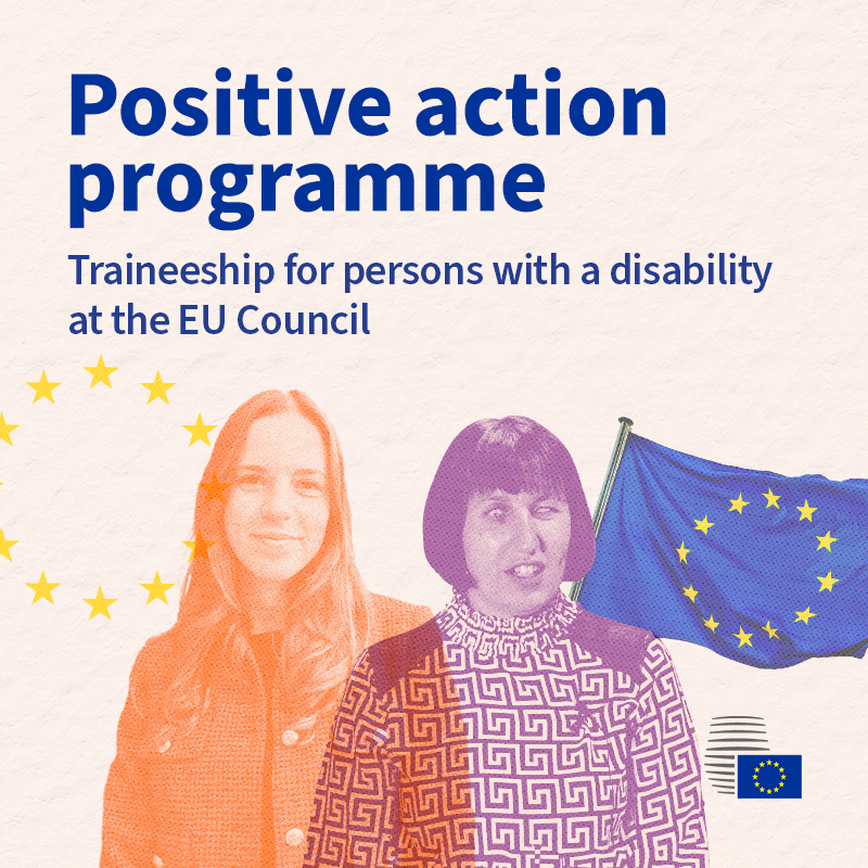 Ever heard about @EUCouncil Positive Action Programme? Each year, the Council offers up to 6 paid traineeships to EU nationals with a disability. Applications until 14/3 for the September 2024 traineeship! 👉europa.eu/!VhKjmR #EUCareers #EUTraineeships