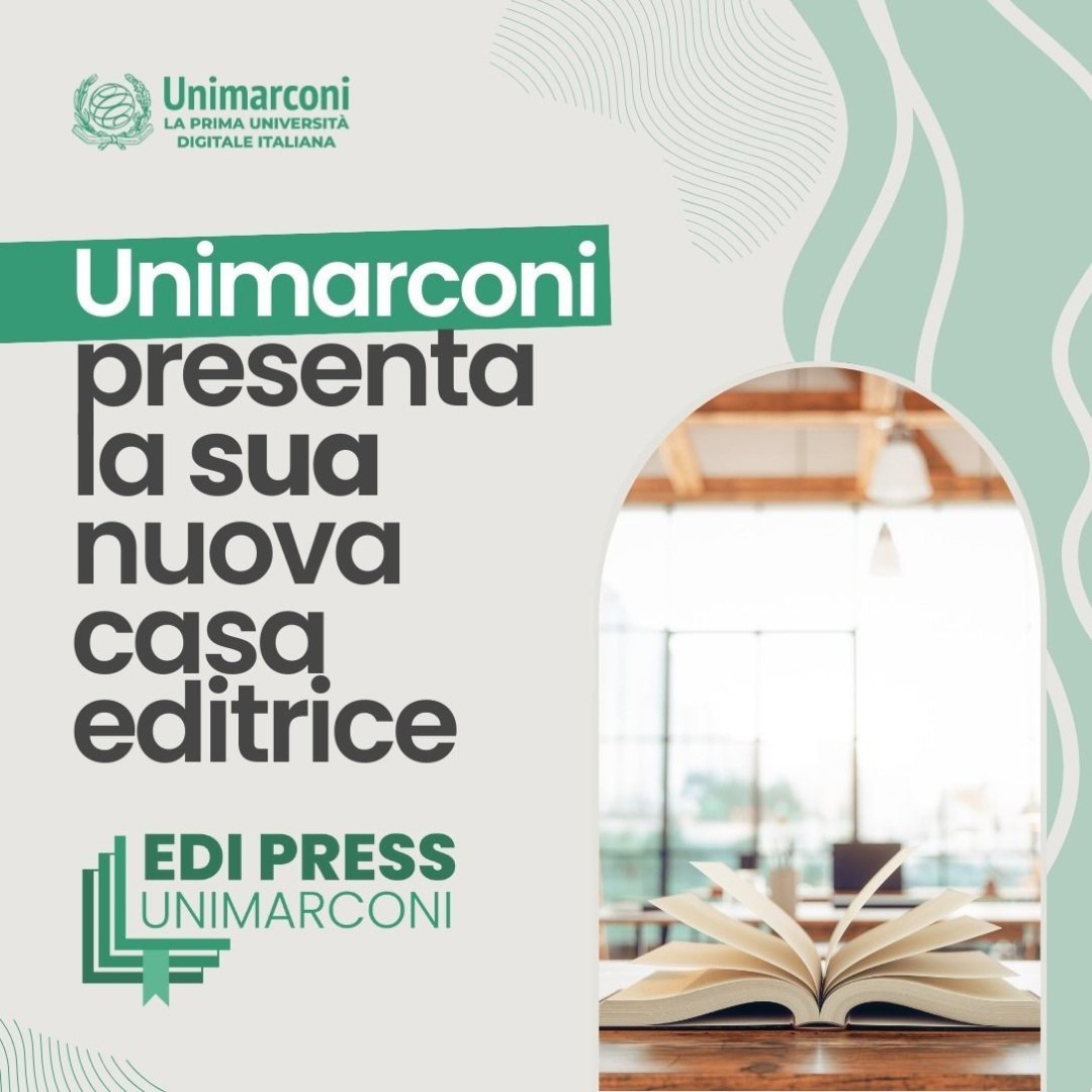 Siamo lieti di annunciare il lancio di Unimarconi EdiPress, la nuova casa editrice dell'Università degli Studi Guglielmo Marconi. 
Per maggiori informazioni: unimarconi.it/edi-press-unim…
#edipress #libri #libro #casaeditrice #unimarconi