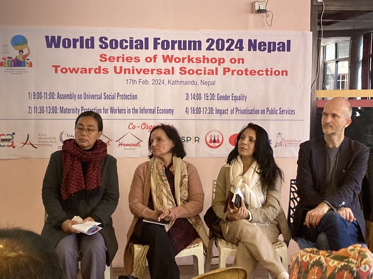 Jörn Grävingholt spricht beim #WSF2024 in Nepal darüber, warum Investitionen in Soziale Sicherheit national und international dringend notwendig sind. Spannendes Panel mit Vertreterinnen von nepalesischen und internationalen Organisationen.