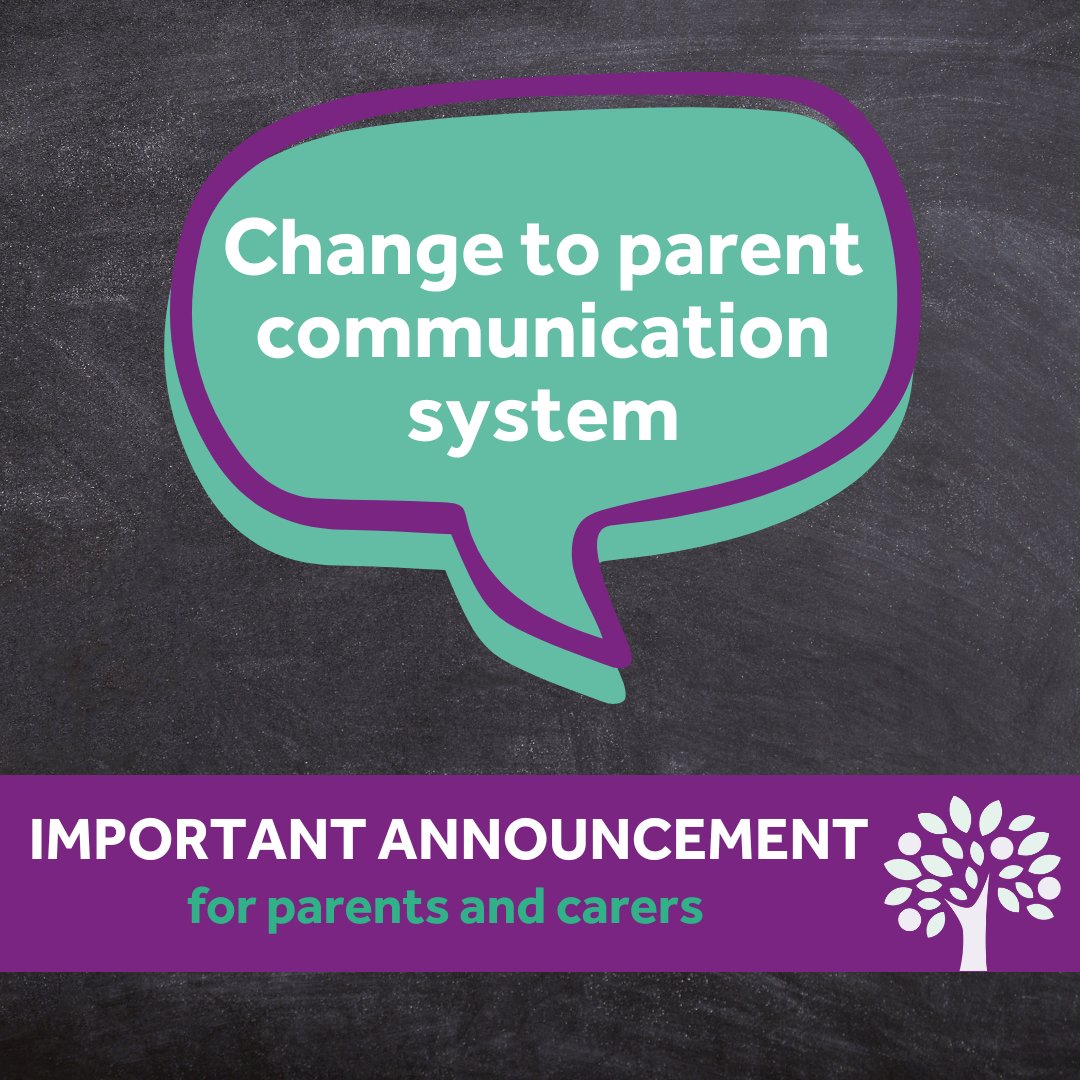 Thanks to all of those parents who have signed up to Arbor for parental comms. ParentApp is no longer in use. A link will be resent on Wed 21 Feb to those parents who haven't yet signed up. The link will EXPIRE AFTER 72 HOURS OF BEING SENT so please look out for it & sign up.