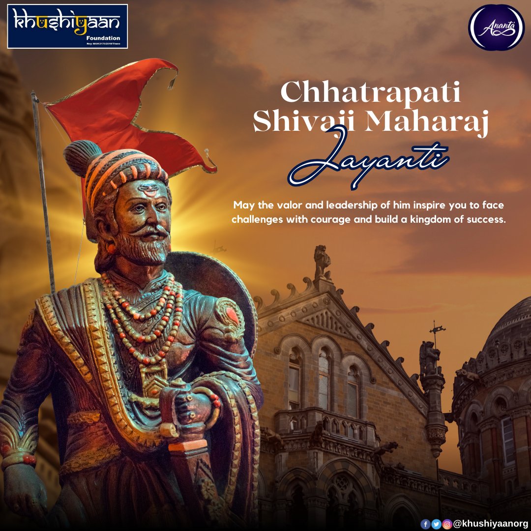 Saluting the fearless spirit of Shivaji Maharaj on his birth anniversary. His legacy of bravery and vision lives on.🙏✨❤️ #shivajijayanti #chhatrapatishivajimaharaj #shivajimaharaj #hinduwarrior #marathaking #maharashtrapride #indianhistory #greatleaders #braveheart