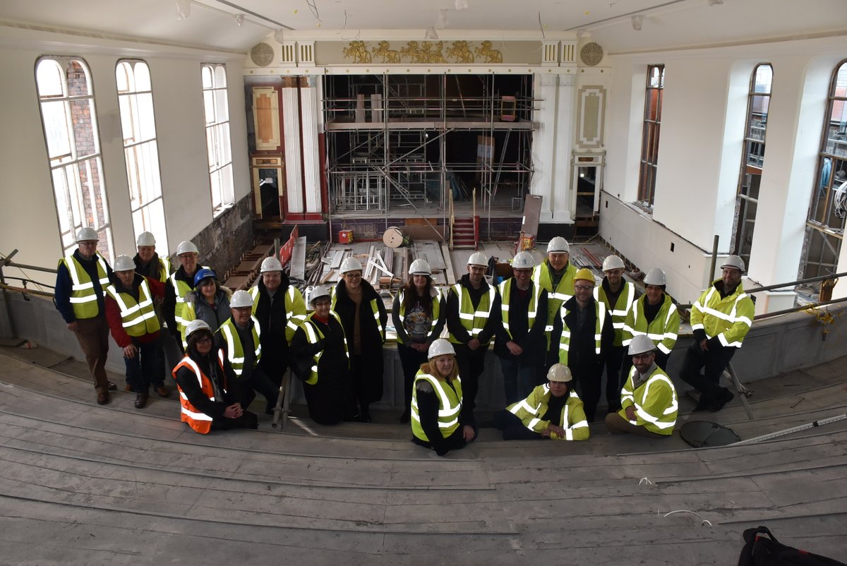 CurtainUp, <a href="/Bois_GoetreHen/">Bois Goetre-Hen Male Choir</a> , Maesteg Musical Theatre Society and <a href="/Funk_Force/">Funk Force</a> got the opportunity to visit <a href="/MaestegTownHall/">Neuadd y Dref Maesteg Town Hall</a> to view the redevelopment work 👇
bridgend.gov.uk/news/performin…