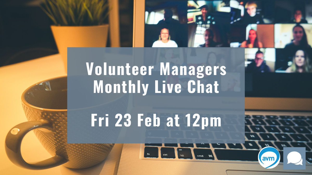 Come and join the next Volunteer Managers Live Chat this Friday 23 February at 12pm over in the Voluntary Voice community. Everyone working in volunteer management is welcome! buff.ly/48g8AAT #VolMgmt #LOVols