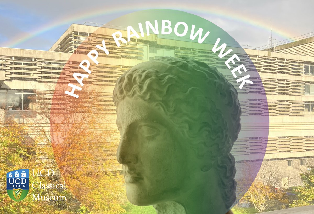 Very Happy #RainbowWeek to all from #UCDClassicalMuseum (K216)!!! Looking forward to a week of fun coffee mornings all around campus organised by #UCDStudentUnion!