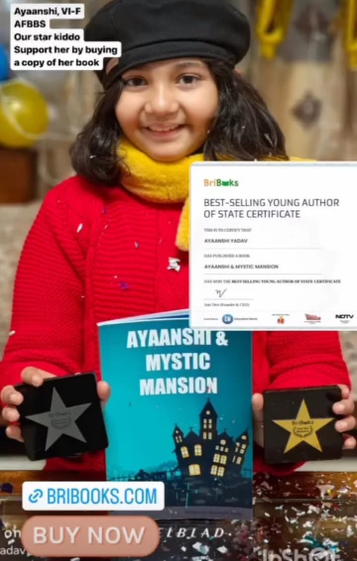 BriBooks_global's tweet photo. Join Ayaanshi Yadav, the creative force behind "Ayaanshi &amp; Mystic Mansion," as she unveils the captivating tale behind her book and shares her inspiring journey as a published author: https://t.co/iFqbBpGOZ8
#authorsofbribooks #authorpost #youngauthors https://t.co/KUvGyoZwP4