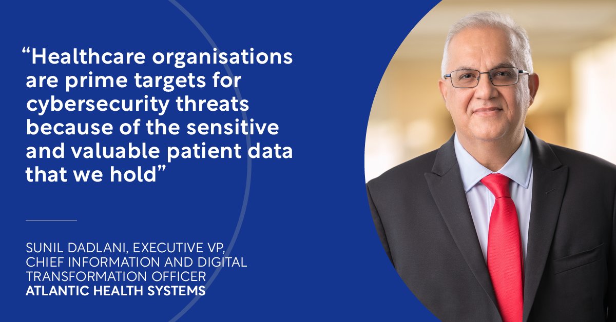 Meet Sunil Dadlani, the visionary Chief Information and Digital Officer at @AtlanticHealth System! Discover how he's leading a digital revolution in healthcare. 👉 bit.ly/3UEK89i Powered by: @Deloitte #DigitalInnovation #AIinHealth #TelehealthSolutions #PatientCare