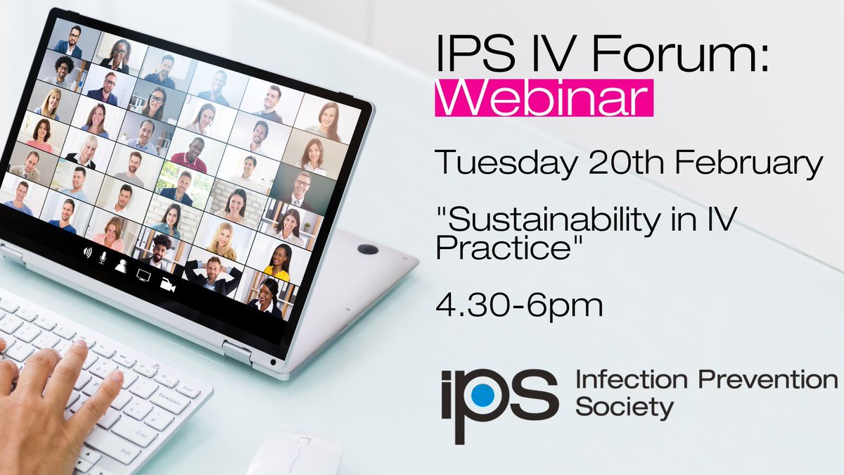Are you registered for tomorrow’s #IPS IV Forum webinar?

📢 “Sustainability in IV Practice” 
📅 Tuesday 20th February 2024
⏰ 16:30 - 18:00

Speakers: Val Weston <a href="/ValWeston6/">Val Weston</a>  &amp; Graham Pike @tweetiepike

FREE Registration:  buff.ly/3ubMotz 

 #IPC #InfectionPrevention