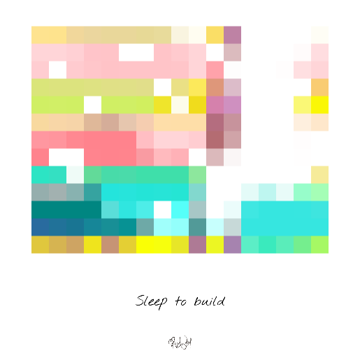 RisaVot's tweet photo. 02192024: Sleep to build
#MinimalDatePixels #NFT #NFTartworks #NFTCommunity #daily #curate  #abstractartwork #minimalartwork https://t.co/wXrp4ZcZLp