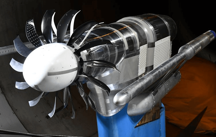 FlightGlobal's tweet photo. CFM touts 'better than predicted' performance of open-fan engine in windtunnel tests https://t.co/TegV4dMxFU https://t.co/vp5cf2k698