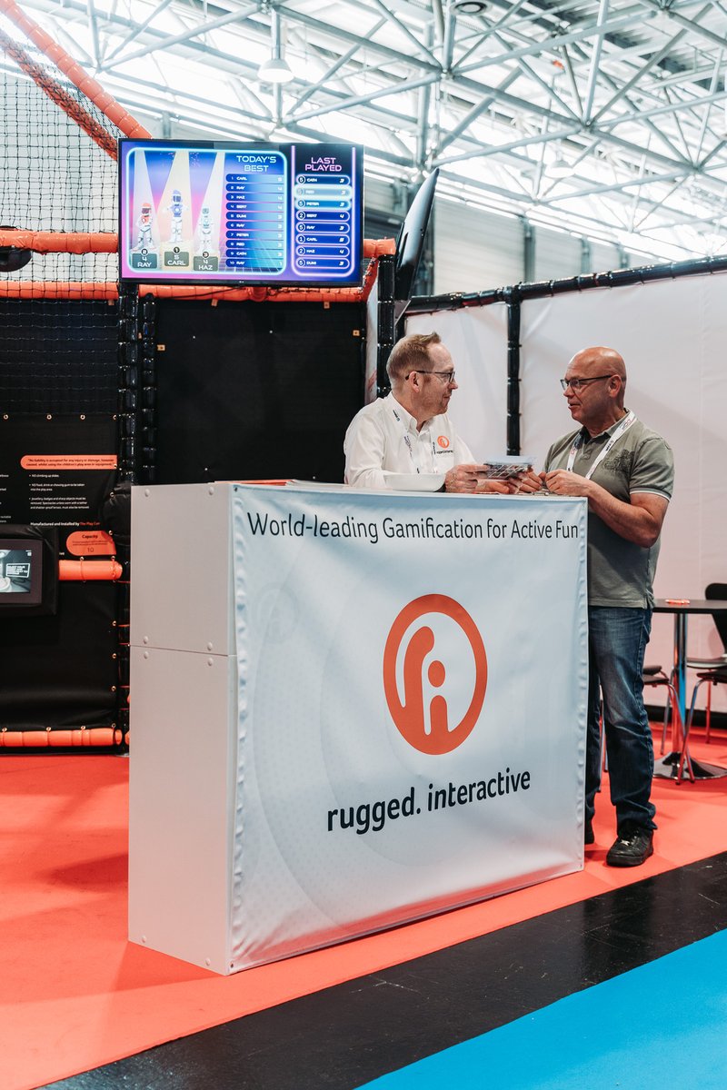 ruggedinteract's tweet image. A little #throwback to expo season 2023!⭐ Roll on #IAAPA2024 (it&apos;s never too early to get excited...right?😆)

#activefun #exposeason #iaapaflorida #iaapavienna #iaapa #fec #softplay #trampolinepark