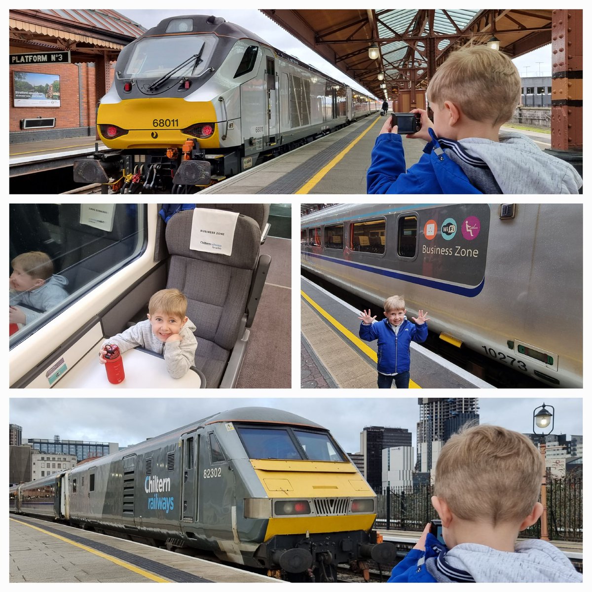 ukrailadventure's tweet image. Hard to believe it was 1 year ago that we went for a ride on the wonderful Chiltern #class68. £9 Marylebone to Moor St return in the declassified business zone, absolute bargain! Something special about loco hauled trains 😊
