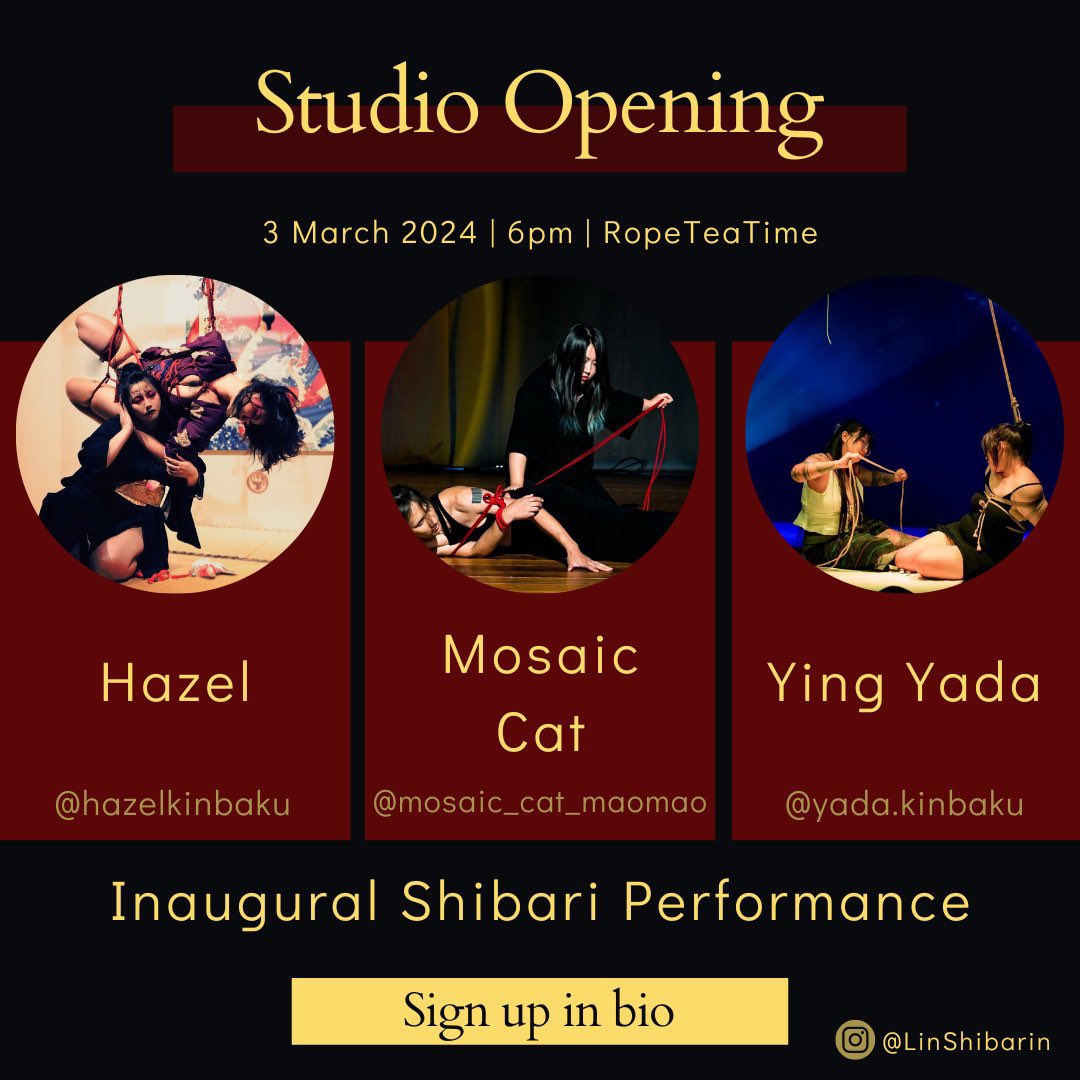 I will be starting a trip to Malaysia and Thailand, 29th Feb to 4th March in Kuala Lumpur. From the 6th to the 11th of March I will be going to Bangkok.
Anyone who likes shibari in KL or BKK is welcome to connect with me.❤️

2/29-4吉隆坡

3/6-11 曼谷 https://t.co/arzO4eAtbJ