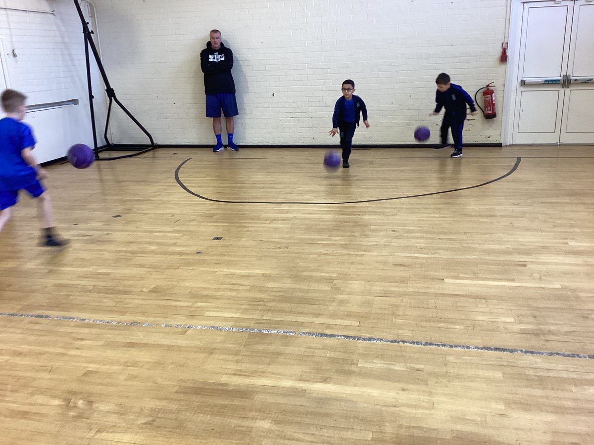 Paris are very excited to be back with Coach John and Georgia this morning from <a href="/merseymavericks/">Mersey Mavericks</a> . It’s time for us to get moving and wake ourselves up for our first PE lesson this half term. 🏀