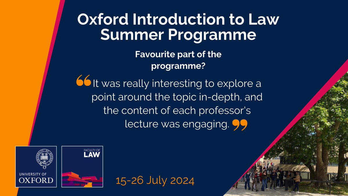 The two-week online Intro to Law Programme offers students outside the UK the chance to explore the UK legal system in depth. Students develop their analytical and reasoning skills, gain valuable knowledge and improve their employability. ➡️bit.ly/4akzzO3