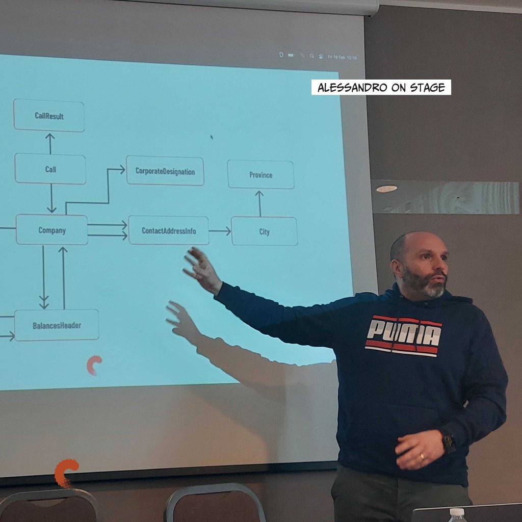 Venerdì <a href="/BossiniGianni/">Gianni Bossini</a> e @amelchiori sono stati speaker a #Codegen 2024.
E' stata una bella occasione per condividere la nostra esperienza.
Grazie a <a href="/cloudgen_verona/">Cloudgen</a> per l'ospitalità!