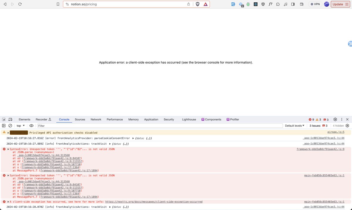 Roses are red, violets are blue
Unexpected token for id 82

Disabled all adblockers, still have no clue
I hope team <a href="/NotionHQ/">Notion</a> knows what to do