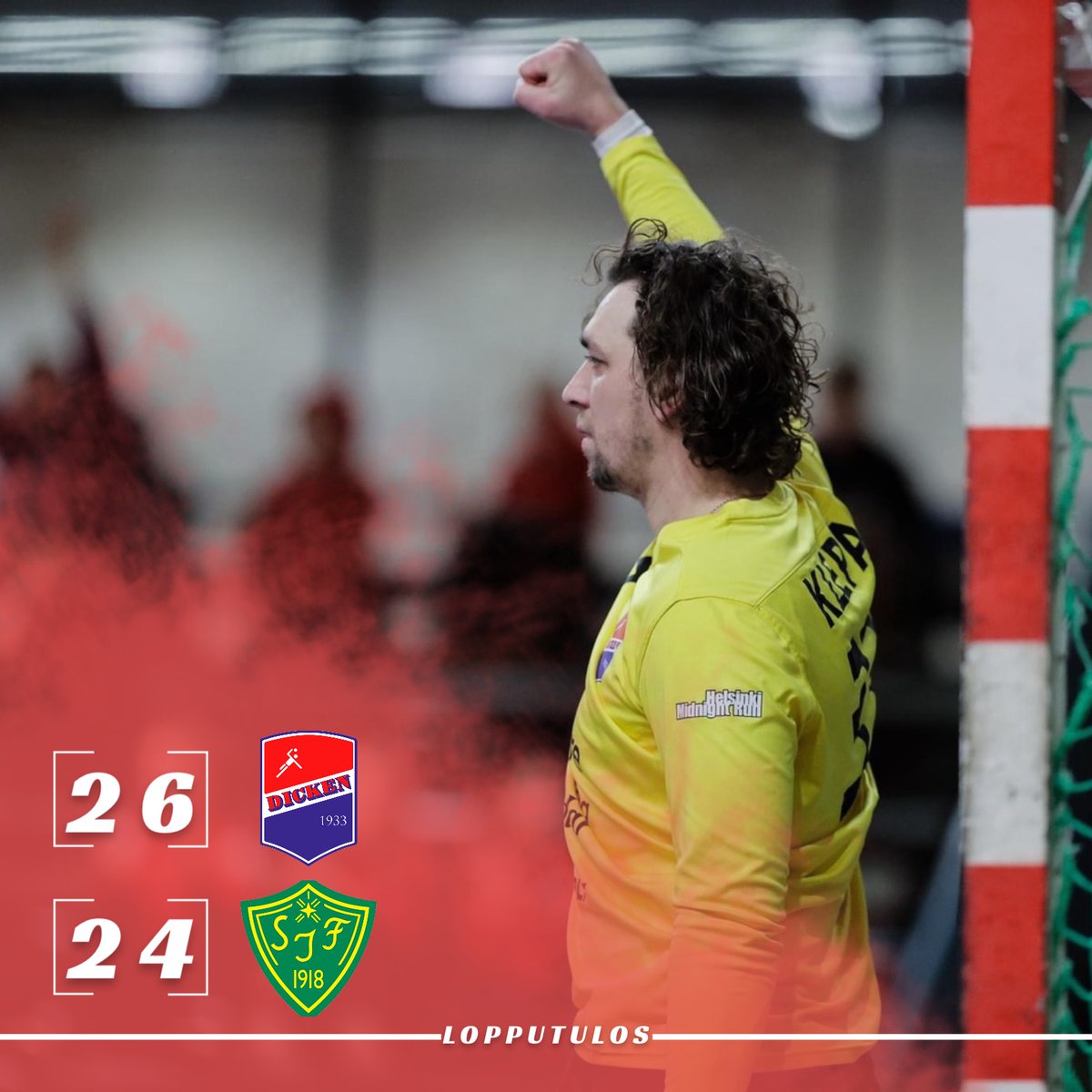 Jatkosarja käyntiin voitolla! dicken.fi/index.php/herr… #käsipallo #handboll