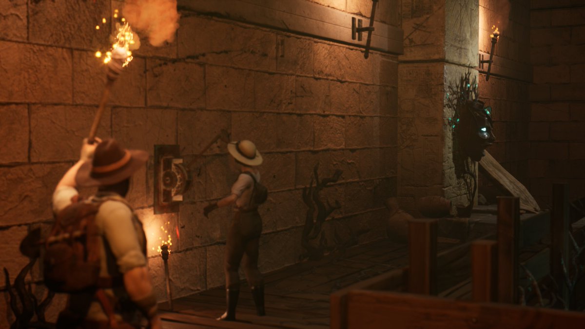 If there's a lever, you have to pull it. That's the rules right? #screenshotsaturday #UE5 #indiedev #gamedev