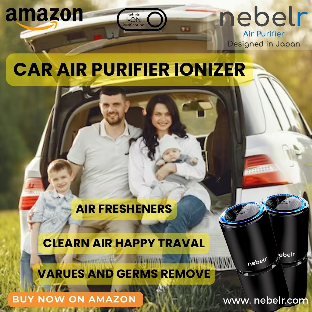 EXPERIENCE CLEAN LIVING WITH NEBLER'S ADVANCED AIR FILTRATION| NEBELR CAR AIR PURIFIER IONIZER | PREMIUM CAR AIR PURIFIER FOR LUXURY CARS | DESIGNED IN JAPAN
Buy now on Amazon - amazon.ae/dp/B0BG2GG3L1
#neblercarpure
#FreshAirOnTheGo
#NeblerAirGuard
#DriveBreatheRepeat
