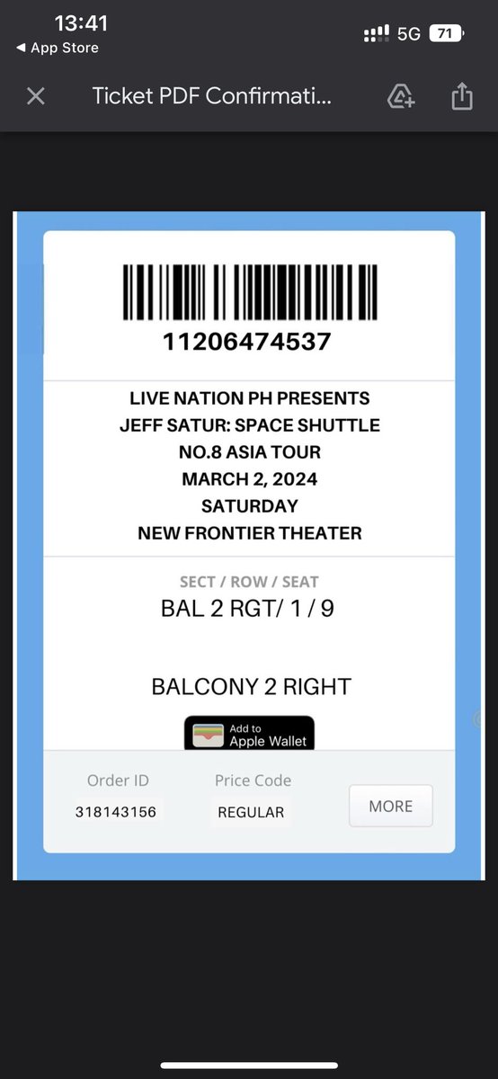 kazwybook's tweet photo. first pic: yun yung tweet niyang nireplyan q ng 1pm-ish na if available which is take note posted 12 hours ago

second pic: my e-tix😈

third pic: proof raw ng past transaction niya legit seller raw siya mhie🥵 https://t.co/IG1kpXiAV5