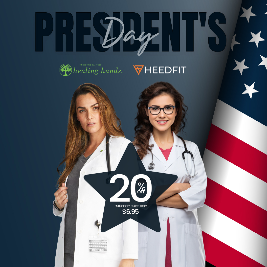 Justlabcoat's tweet photo. This President's Day, we're honoring our healthcare heroes with an amazing offer! Enjoy a generous 20% OFF on our Healing Hands &amp; Heedfit medical uniforms! 

Shop Now: https://t.co/VmsThZrj7f

#PresidentsDay #SpecialOffer #HealingHands #Heedfit #labcoats #Justlabcoats #Monday https://t.co/no8lcy1plZ