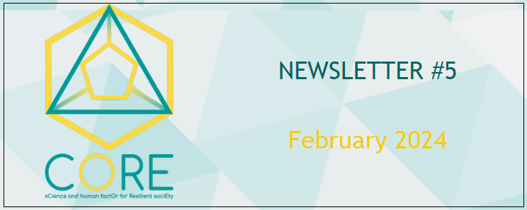 sCience and human factOr for Resilient sociEty (@core_eu_h2020) on Twitter photo The fifth edition of the <a href="/CORE/">Henning von Vogelsang</a> #Newsletter is now out!
Interested to learn about the projects development, partners' updates and activities of our sister projects of the Societal Resilience Cluster (#SRC)?
Access the link to read the full document: icont.ac/4Wste The fifth edition of the <a href="/CORE/">Henning von Vogelsang</a> #Newsletter is now out!
Interested to learn about the projects development, partners' updates and activities of our sister projects of the Societal Resilience Cluster (#SRC)?
Access the link to read the full document: icont.ac/4Wste