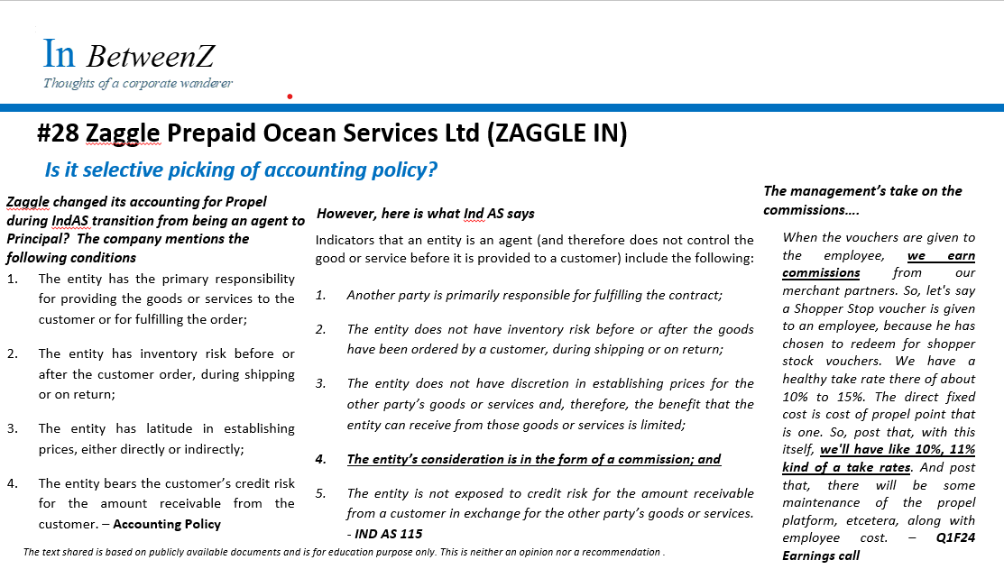 nrmangal's tweet photo. #InbetweenZ 28: Zaggle IN : Is it selective picking of accounting policy? #ReadBetweentheLines https://t.co/LJt55lM9Tz