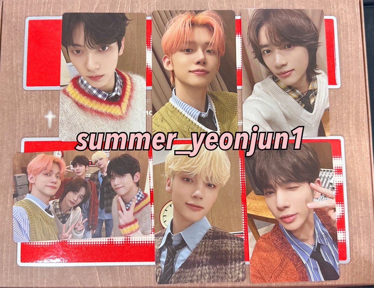 txt 2024 deco kit pcs 📸 cr. @/summer_yeonjun1