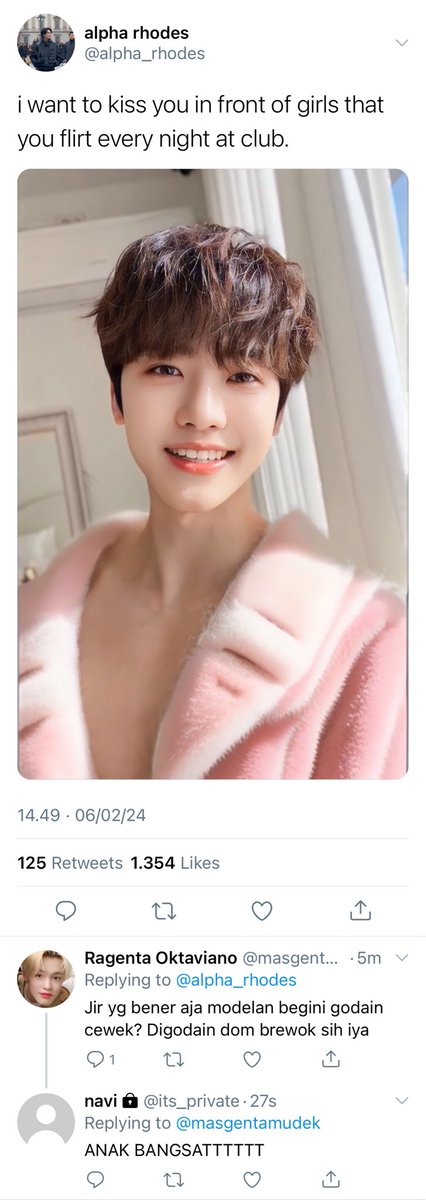 inkbynomin's tweet photo. nomin short au🔞 — natus vincere.

“Tentang ia, sang pemilik nama. Yang katanya terlahir untuk menang. Namun nyatanya, ia dipaksa untuk tak lagi menjadi seorang pembangkang.” https://t.co/IlnGtd4Sip