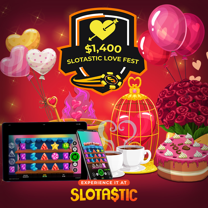 SlotasticOnline's tweet image. ❤️🏆Join the Slotastic Love Fest - $1,400 in Prizes🏆❤️

🎟️Entry: FREE
📅Ends: March 1st 2024
🎰Game: Sweet Shop Collect
💰Prize Pool: $1,400

Enter Now: bit.ly/play-slmobile 📱