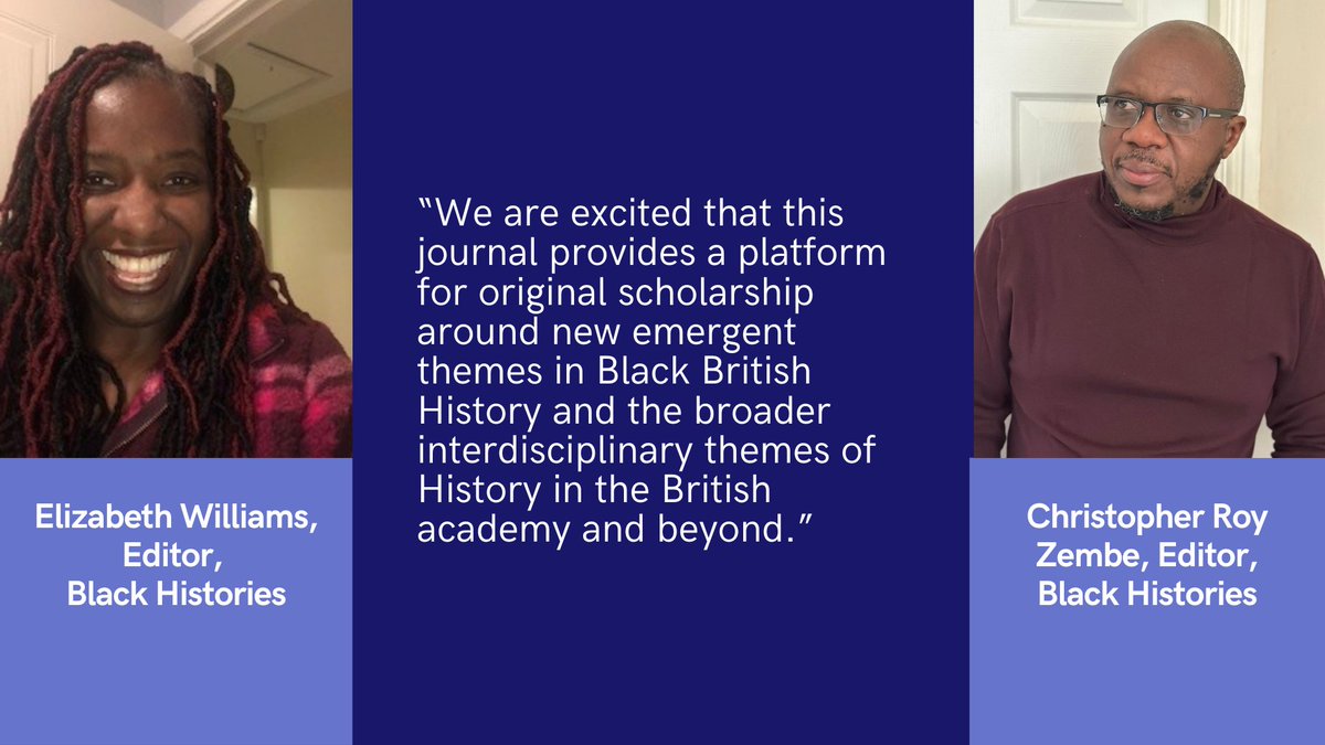 Taylor & Francis (@wearetandf) on Twitter photo This Black History Month, we're delighted to announce that in 2024 we will publish the inaugural issue of our journal Black Histories: Dialogues, featuring research on a global understanding of the history of people of African descent
<a href="/BHDialogues/">Black Histories Dialogues</a> #BlackHistoryMonth #BHM This Black History Month, we're delighted to announce that in 2024 we will publish the inaugural issue of our journal Black Histories: Dialogues, featuring research on a global understanding of the history of people of African descent
<a href="/BHDialogues/">Black Histories Dialogues</a> #BlackHistoryMonth #BHM