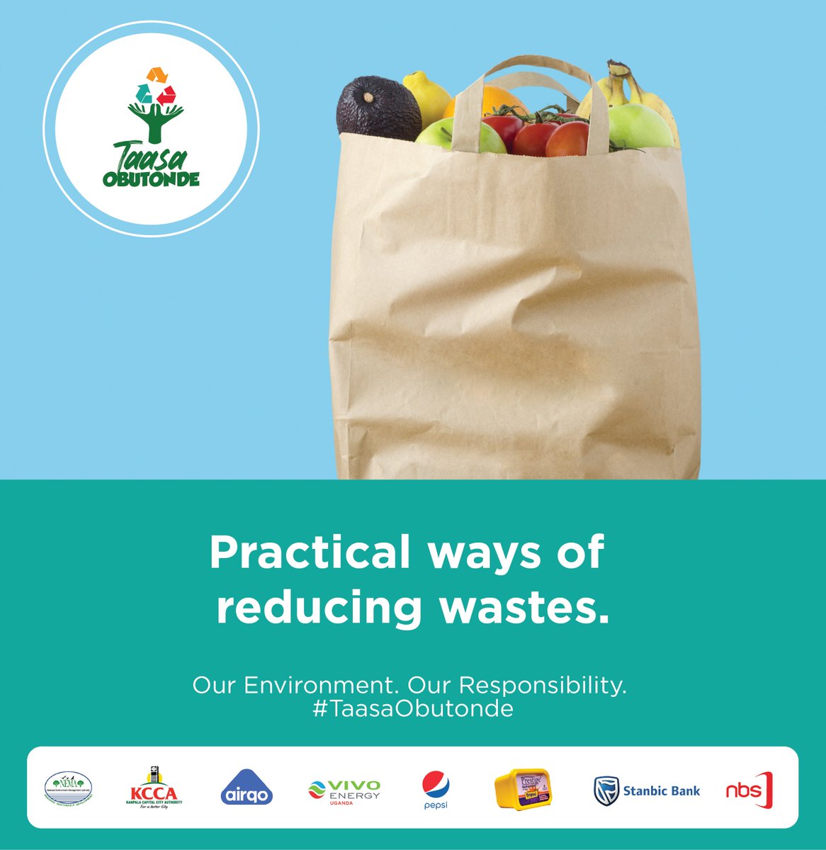 Small changes lead to big impacts! Let’s discuss ways to reduce our plastic usage in everyday life. Share your tips, every effort counts.~@nemaug @AirQoProject @KCCAUG @VivoEnergyUg @PepsiUganda @stanbicug @nbstv #TaasaObutonde