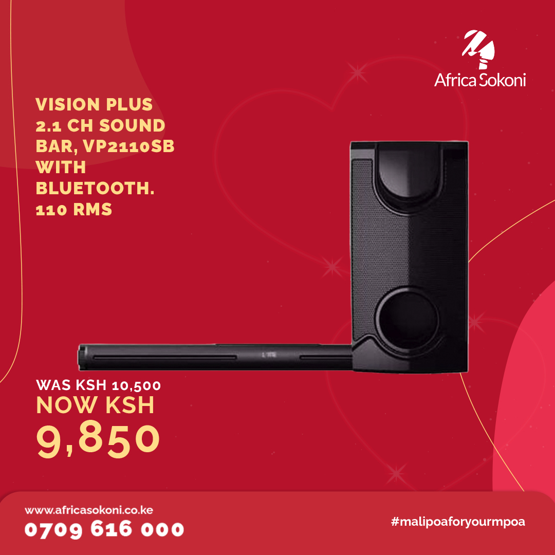 Unleash the power of sound with this vision plus soundbar! Buy Now, ☎Call 0709616000 📲Whatsapp 0725616000 🔗bit.ly/3ONHrhG #LoveYourCart #FebruaryFinds #ValentinesDeals #ShopTheLove #HeartfeltGifts #FebruaryFavorites #GiftsForHer #GiftsForHim #SpreadLoveShopOnline