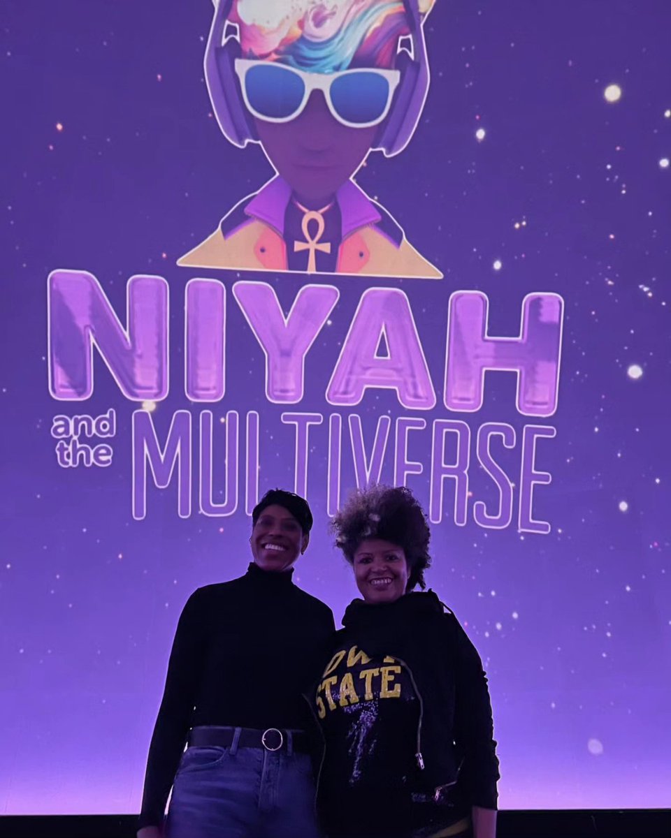 Thanks to all who came to see 'Niyah & The Multiverse' @AdlerPlanet on opening day. Daily screenings continue. Be immersed in the multiverse! 💜🩵🩷