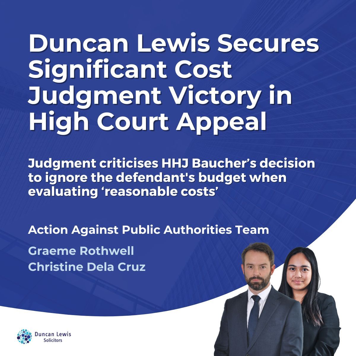 Duncan Lewis Solicitors tweet media