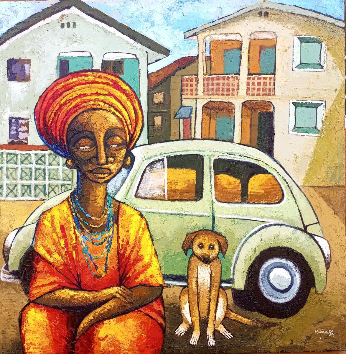 Mummy Ibadan
Oil on canvass
67/65 inches
2024

This is my special dedication to the memory of Mrs Florence Odidi ❤️❤️❤️

#TrueDetectiveNightCountry #MAFS #galatvi #หลานม่า #muyiwakinwolere #contemporaryart #friezeartfair 
#artbaselmiami